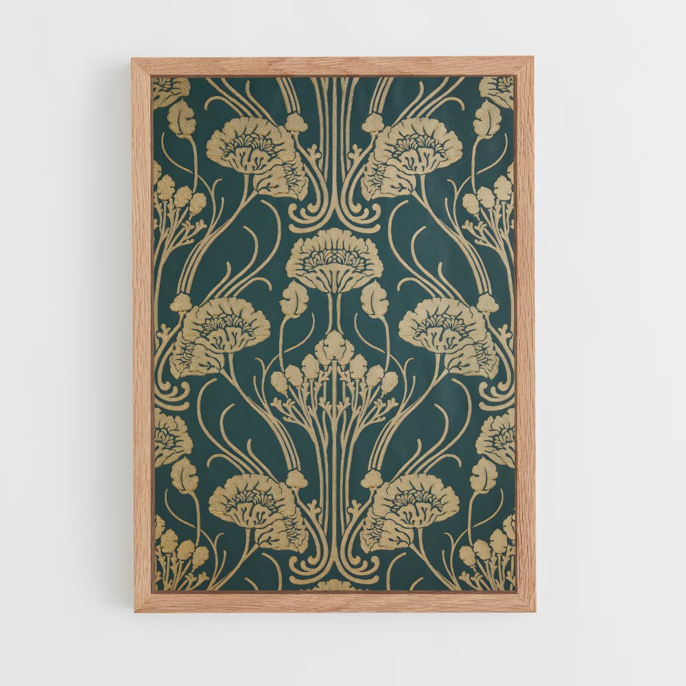 ap-damask-1 cadre Bois clair