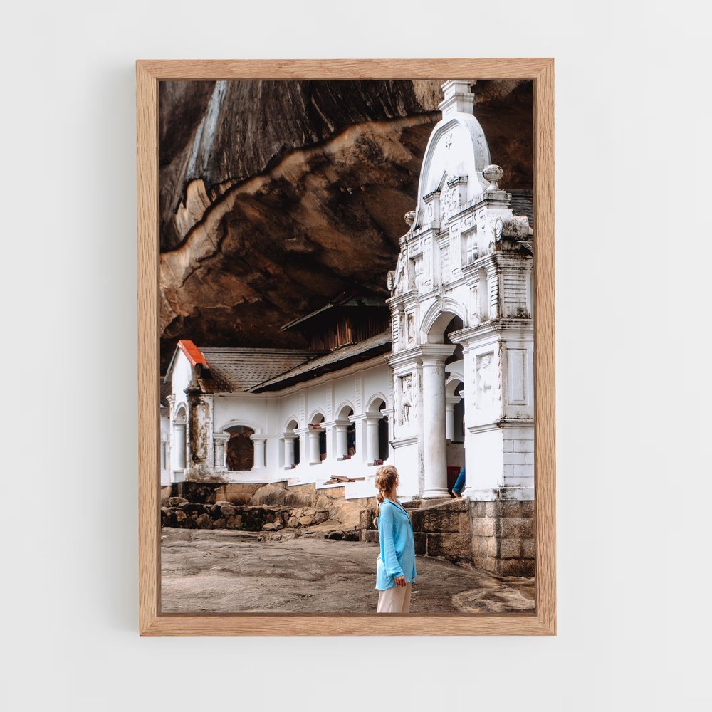 ap-dambulla cave temple-2 cadre Bois clair
