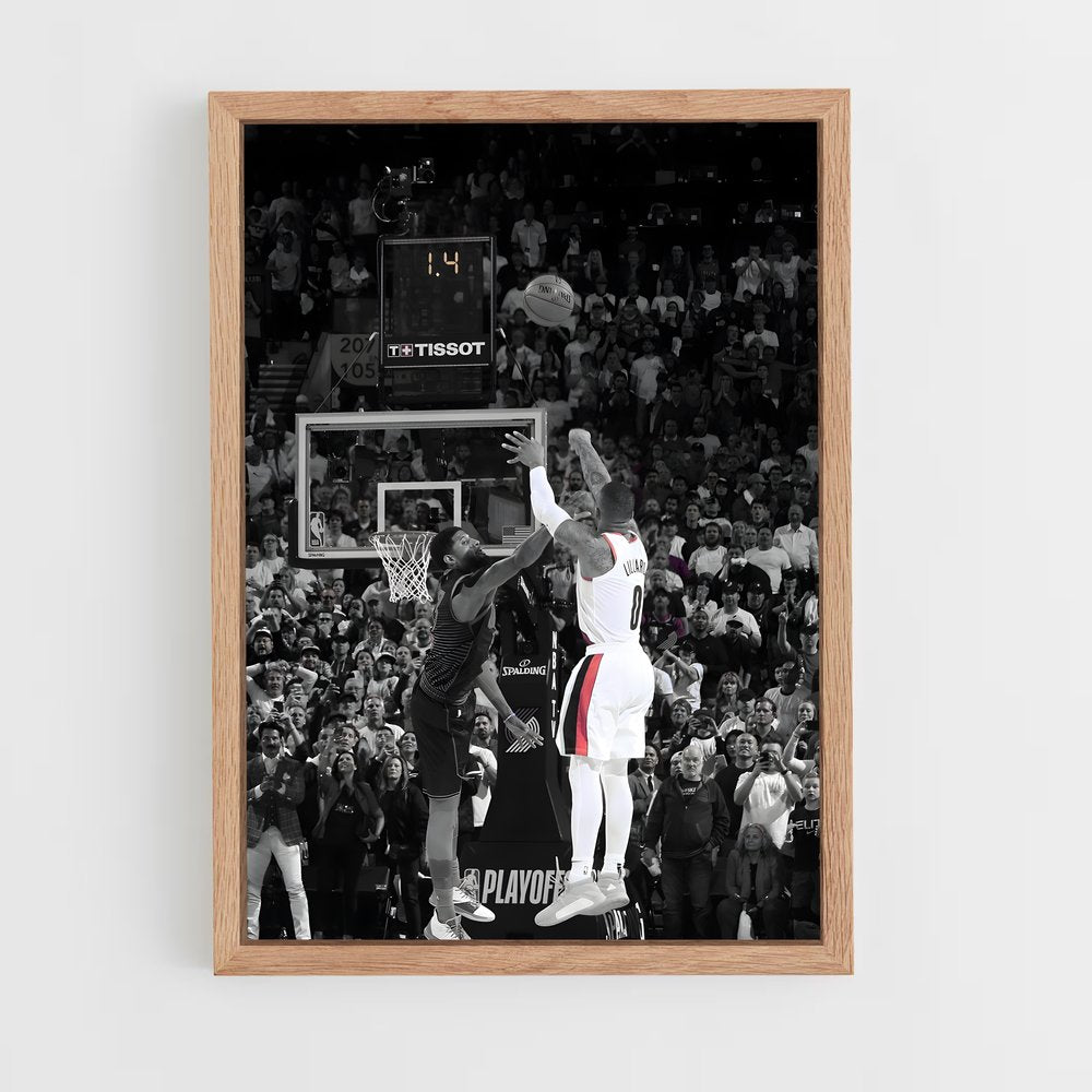 ap-damian lillard-1 cadre Bois clair
