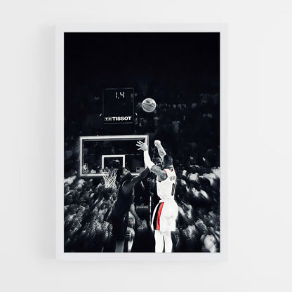ap-damian lillard-5 cadre Blanc