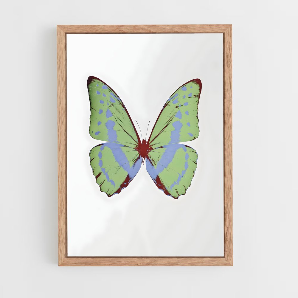 ap-damien hirst-6 cadre Bois clair