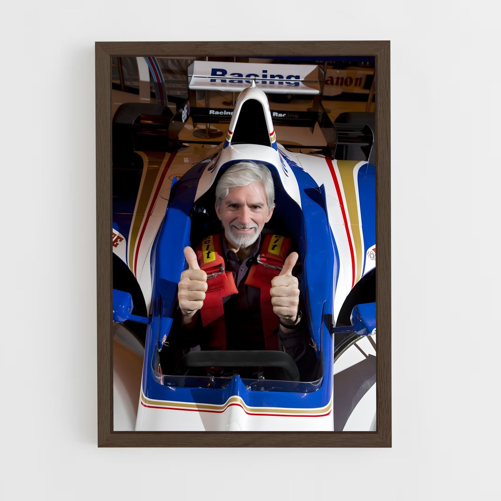 ap-damon hill-9 cadre Bois foncé