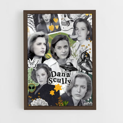 ap-dana scully-3 cadre Bois foncé