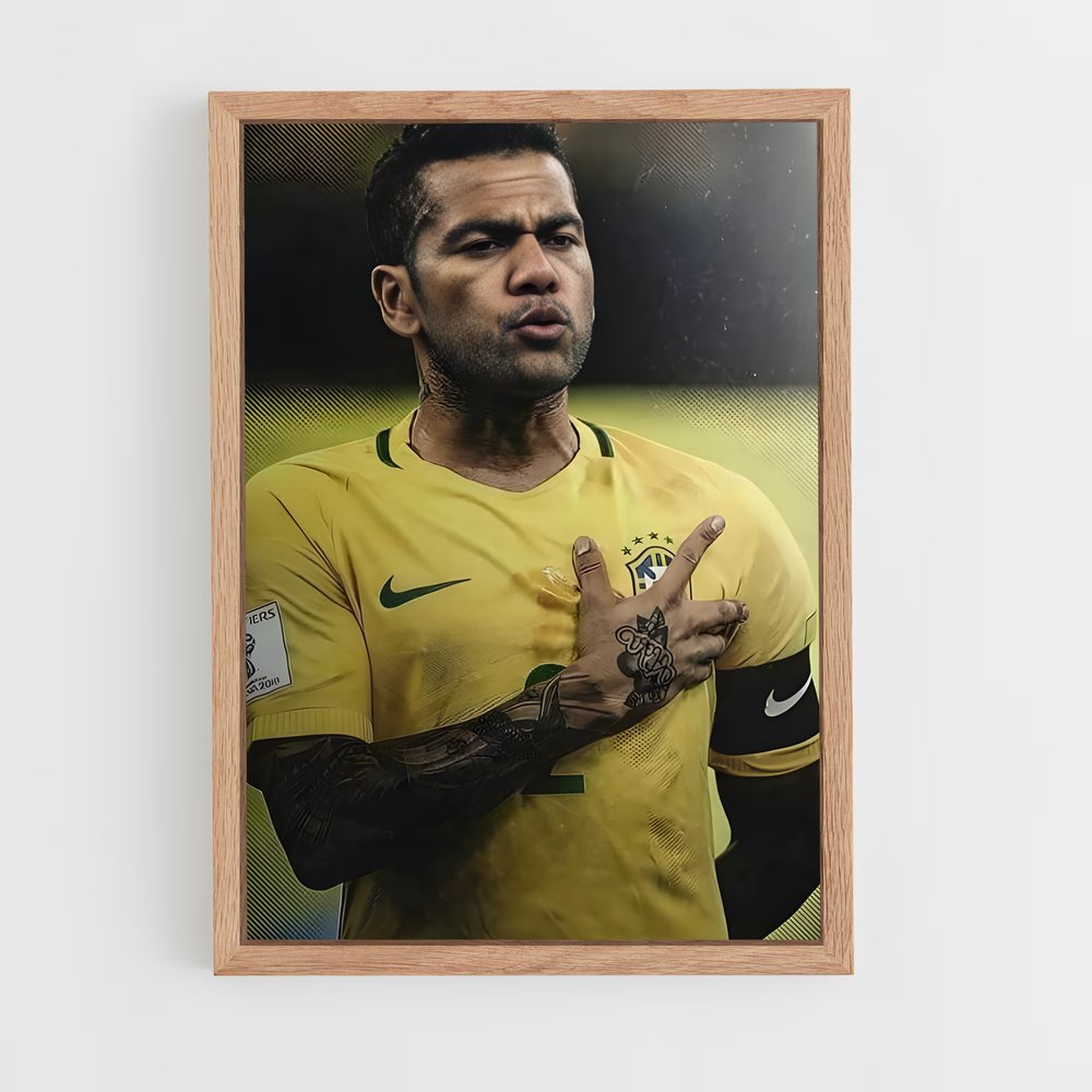 ap-dani alves-12 cadre Bois clair