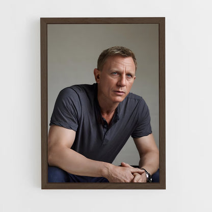ap-daniel craig-2 cadre Bois foncé