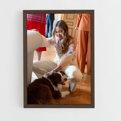 ap-danish royal family-2 cadre Bois foncé