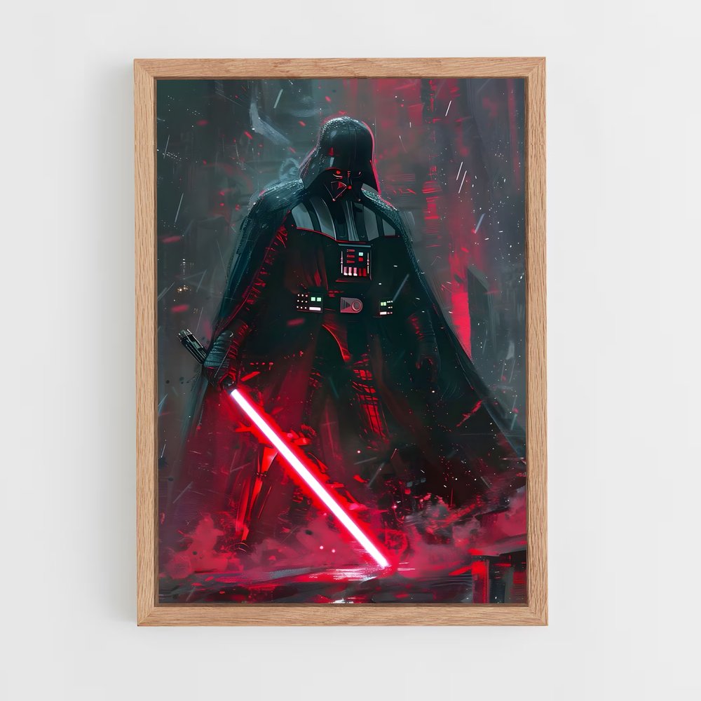 ap-darth vader-1 cadre Bois clair