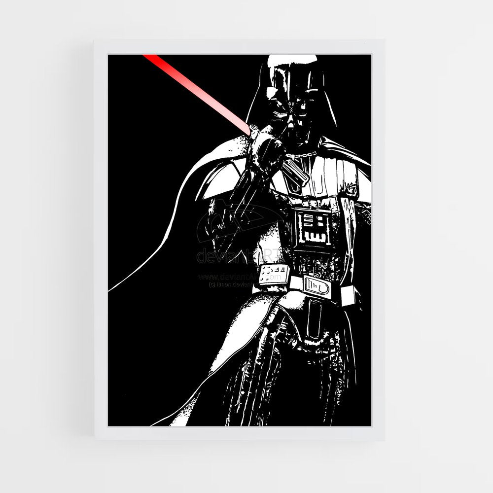 ap-darth vader-11 cadre Blanc