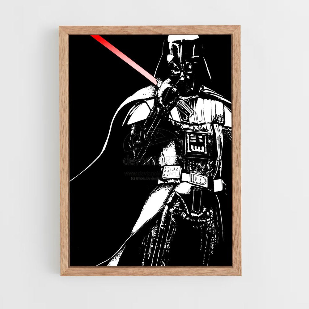 ap-darth vader-11 cadre Bois clair