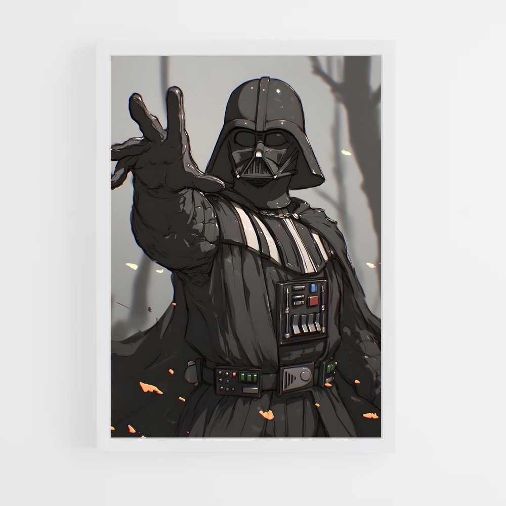 ap-darth vader-12 cadre Blanc