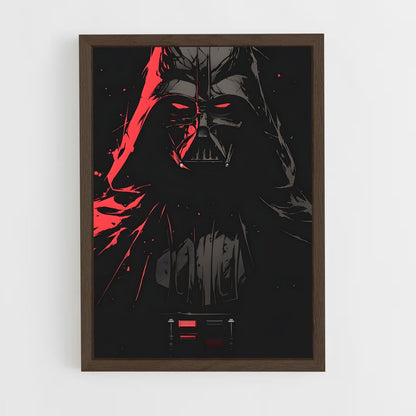 ap-darth vader-14 cadre Bois foncé