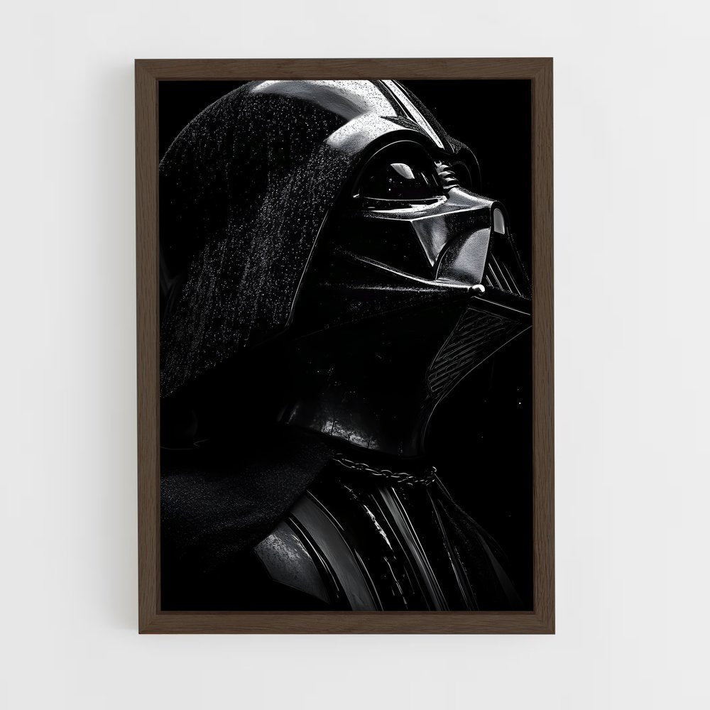 ap-darth vader-16 cadre Bois foncé