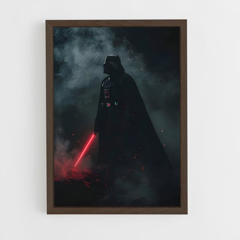 ap-darth vader-2 cadre Bois foncé