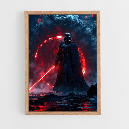 ap-darth vader-3 cadre Bois clair