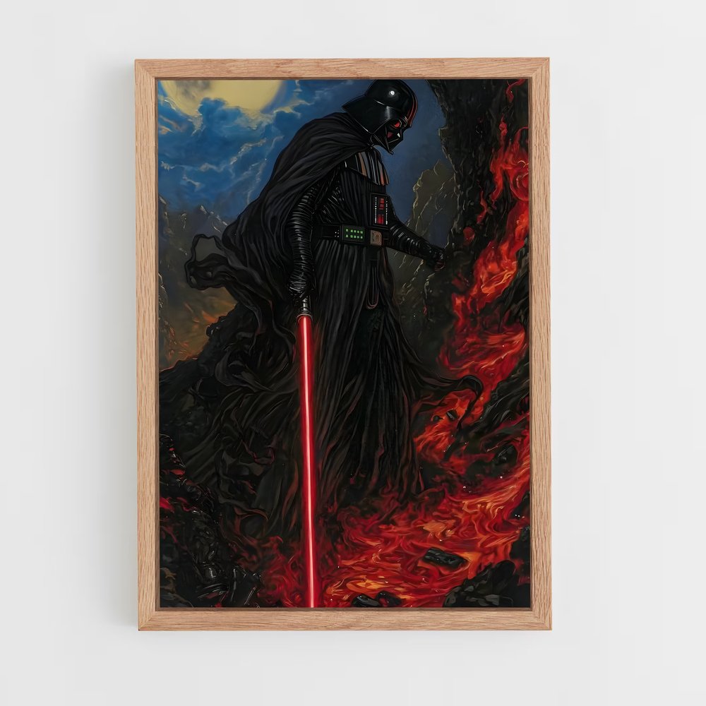 ap-darth vader-4 cadre Bois clair