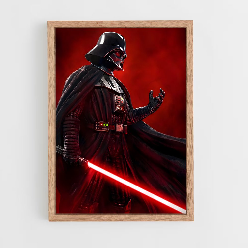 ap-darth vader-6 cadre Bois clair