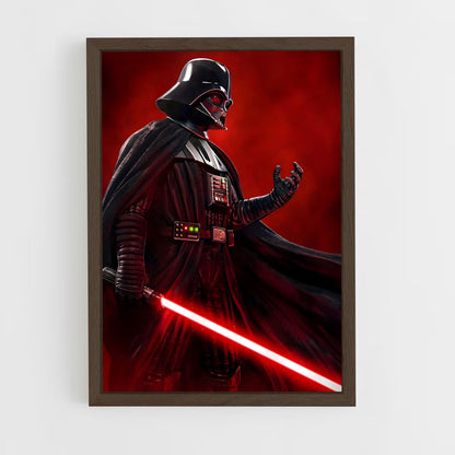 ap-darth vader-6 cadre Bois foncé