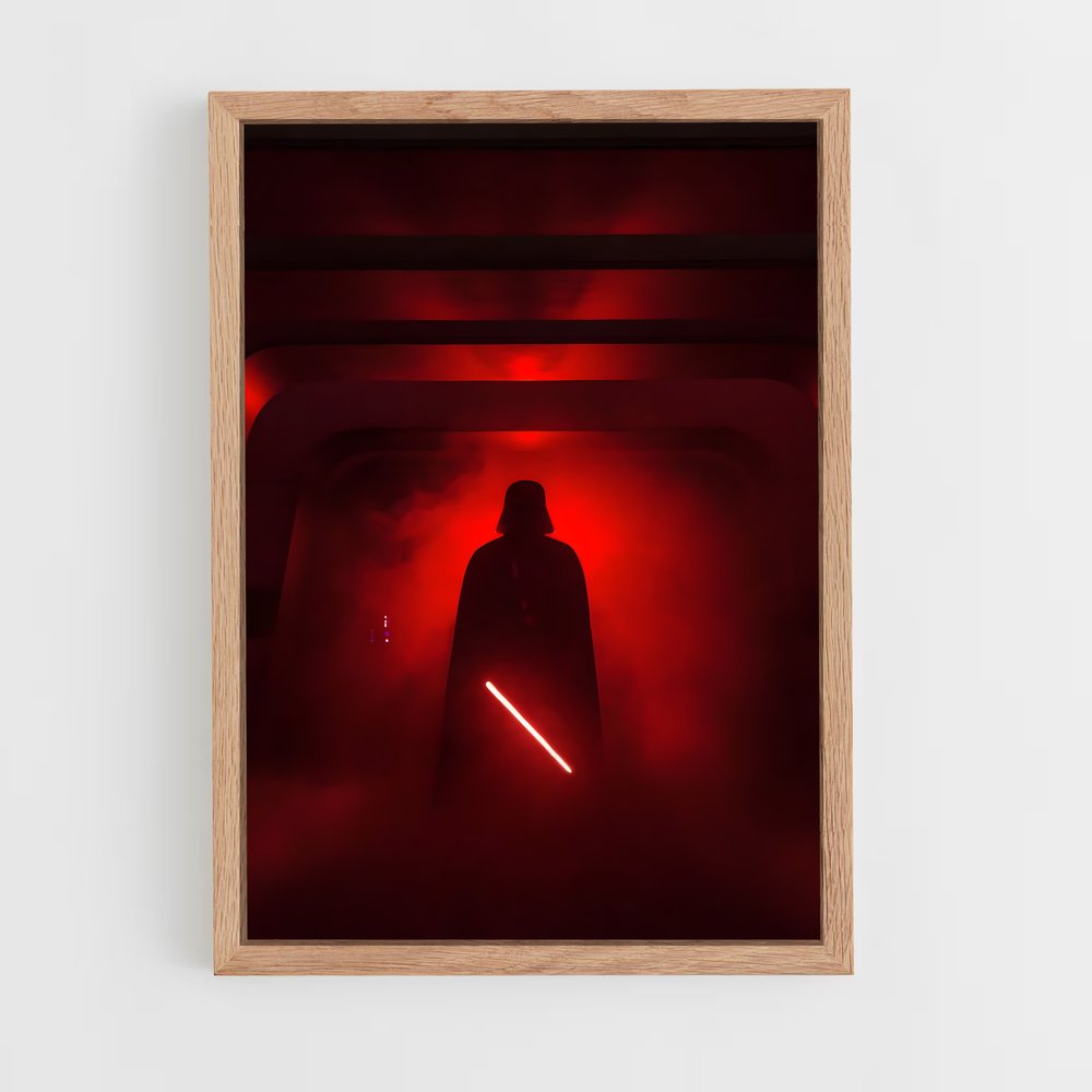 ap-darth vader-8 cadre Bois clair