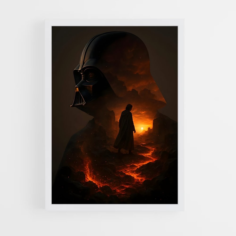ap-darth vader-9 cadre Blanc