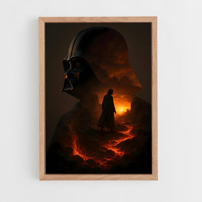 ap-darth vader-9 cadre Bois clair