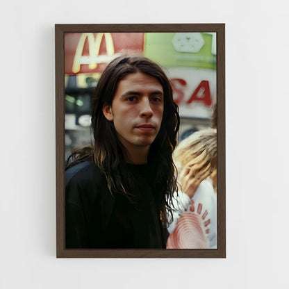 ap-dave grohl-4 cadre Bois foncé