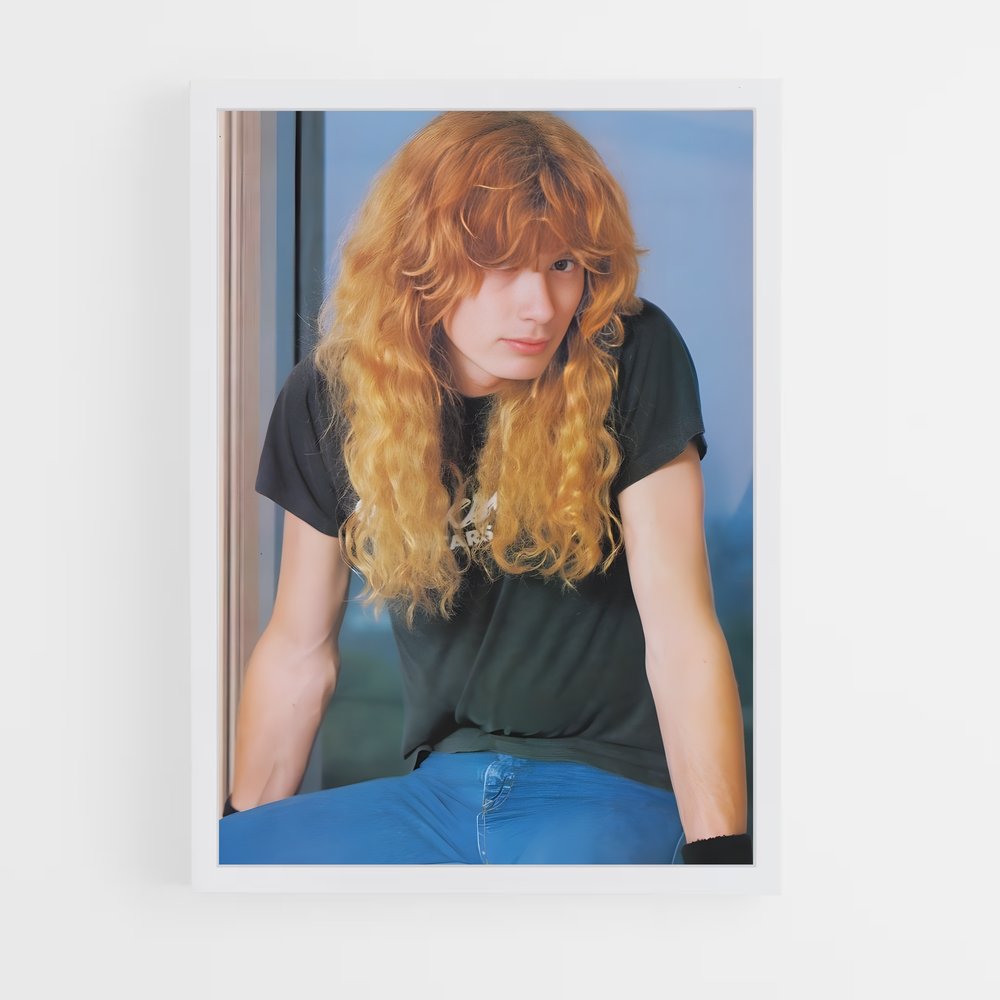 ap-dave mustaine-2 cadre Blanc