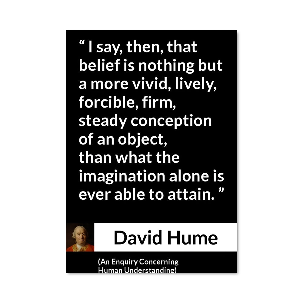 Poster David hume 12450