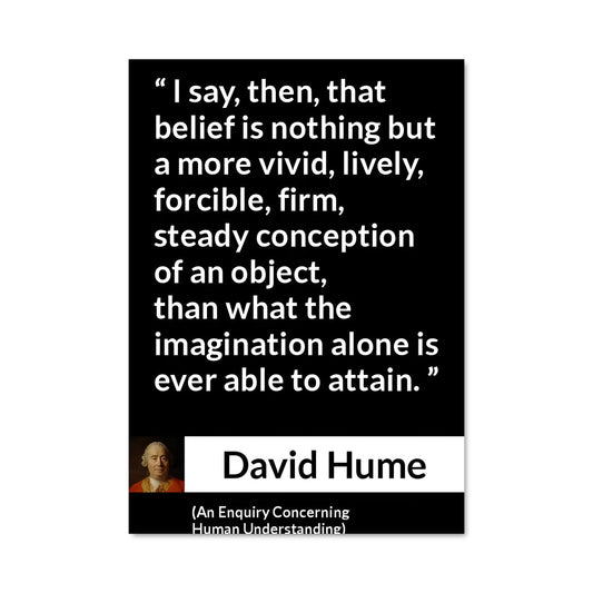 Poster David hume 12450