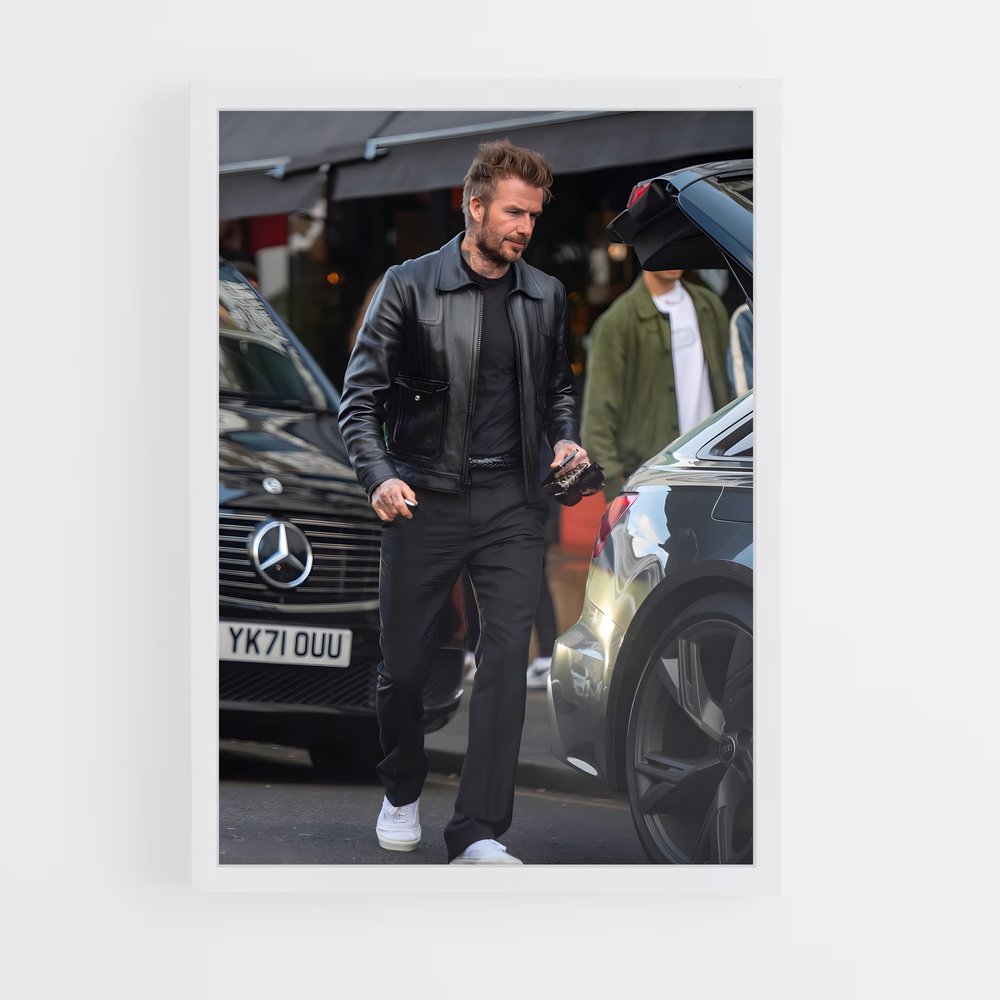 ap-david beckham-9 cadre Blanc