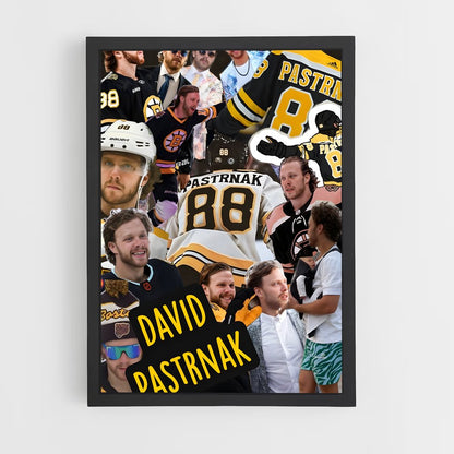 ap-david pastrnak-5 cadre Noir