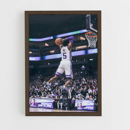 ap-de'aaron fox-2 cadre Bois foncé
