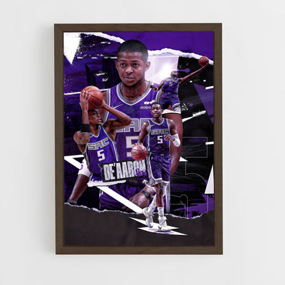 ap-de'aaron fox-5 cadre Bois foncé
