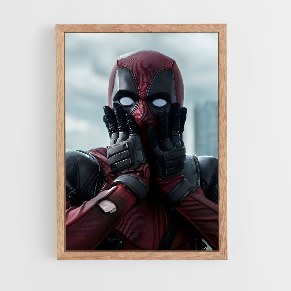 ap-deadpool-1 cadre Bois clair
