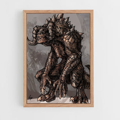 ap-deathclaw-2 cadre Bois clair