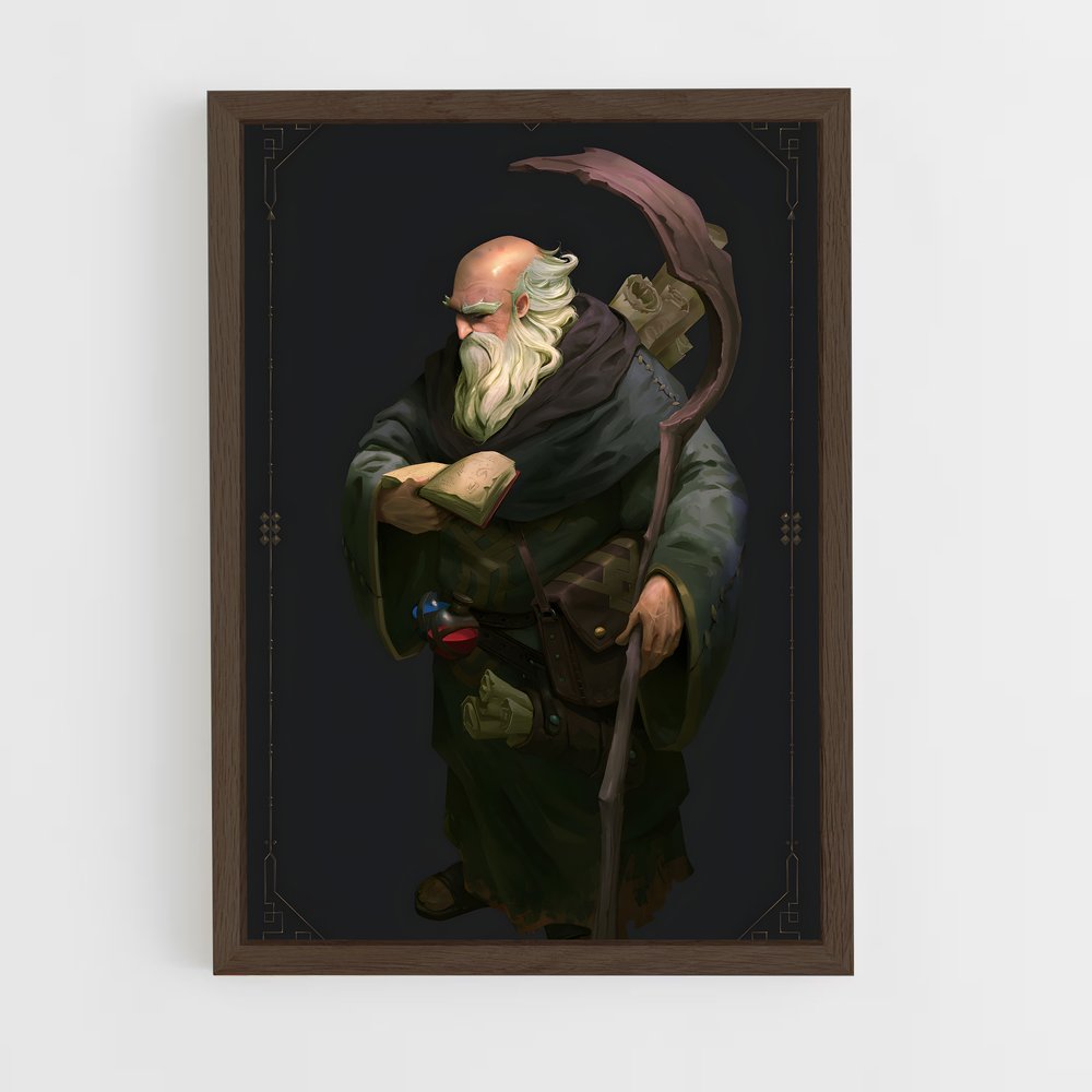 ap-deckard cain-2 cadre Bois foncé