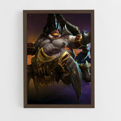 ap-deckard cain-3 cadre Bois foncé