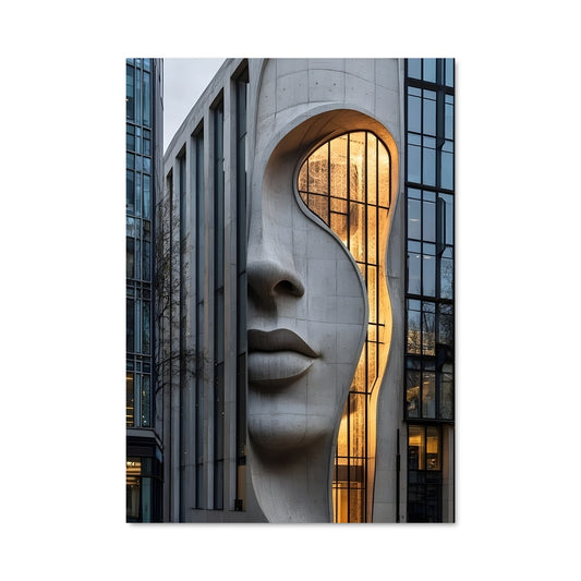 Poster Visage Déconstructif