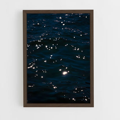ap-deep blue-6 cadre Bois foncé