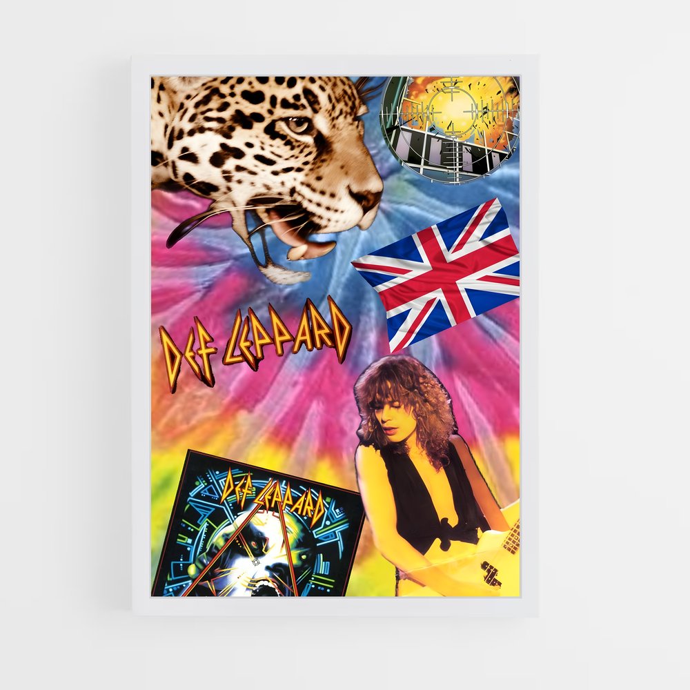 ap-def leppard-1 cadre Blanc
