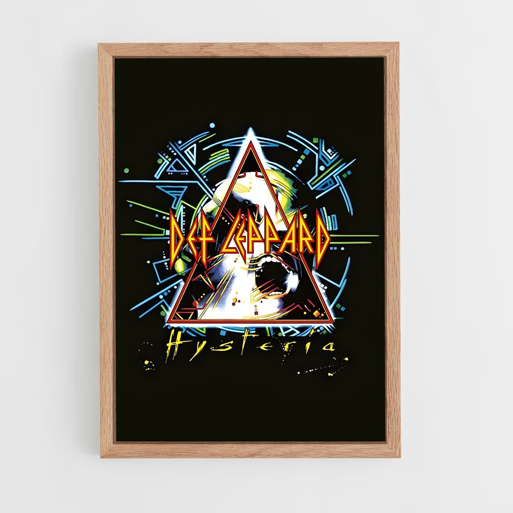 ap-def leppard-4 cadre Bois clair