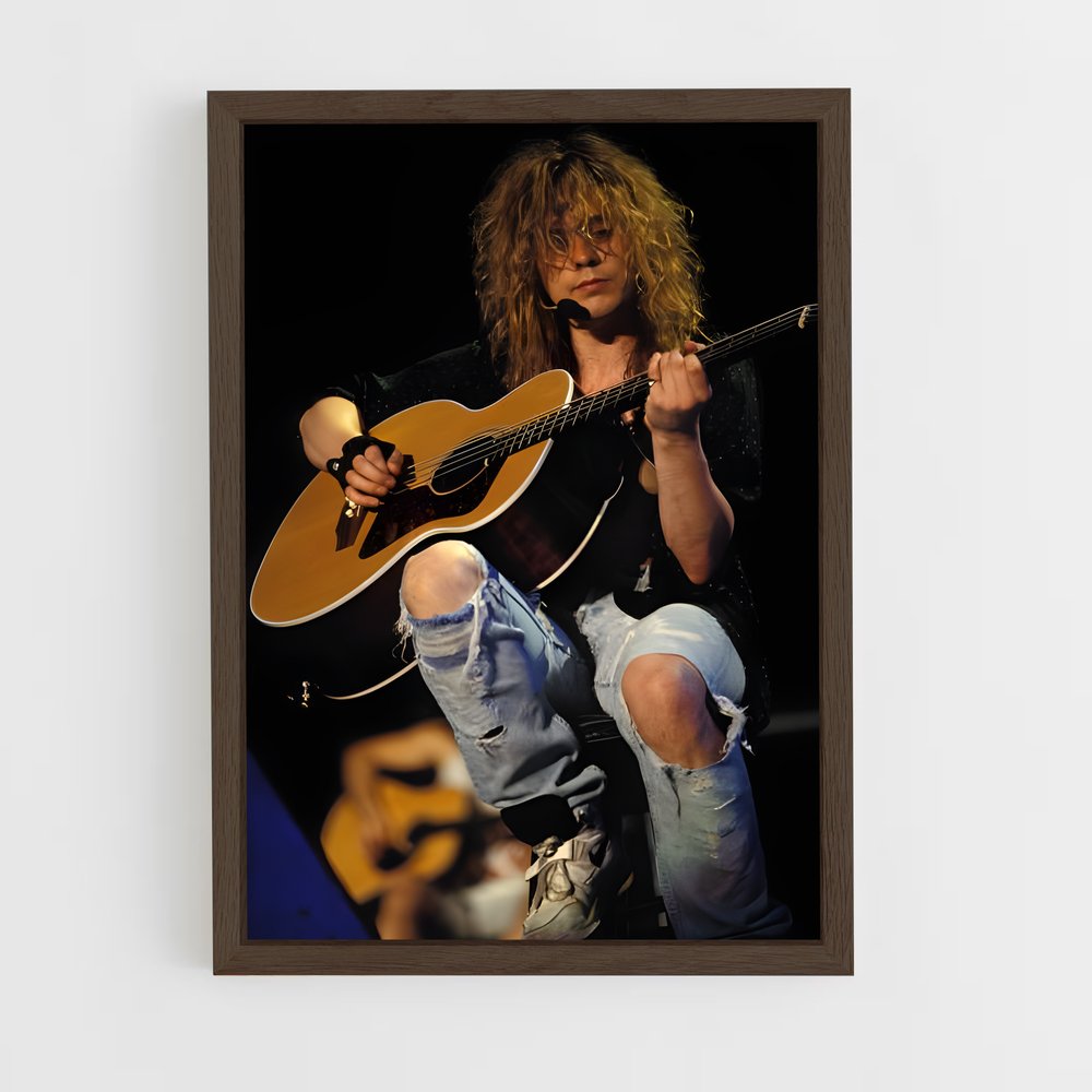ap-def leppard-5 cadre Bois foncé