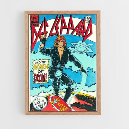 ap-def leppard-6 cadre Bois clair