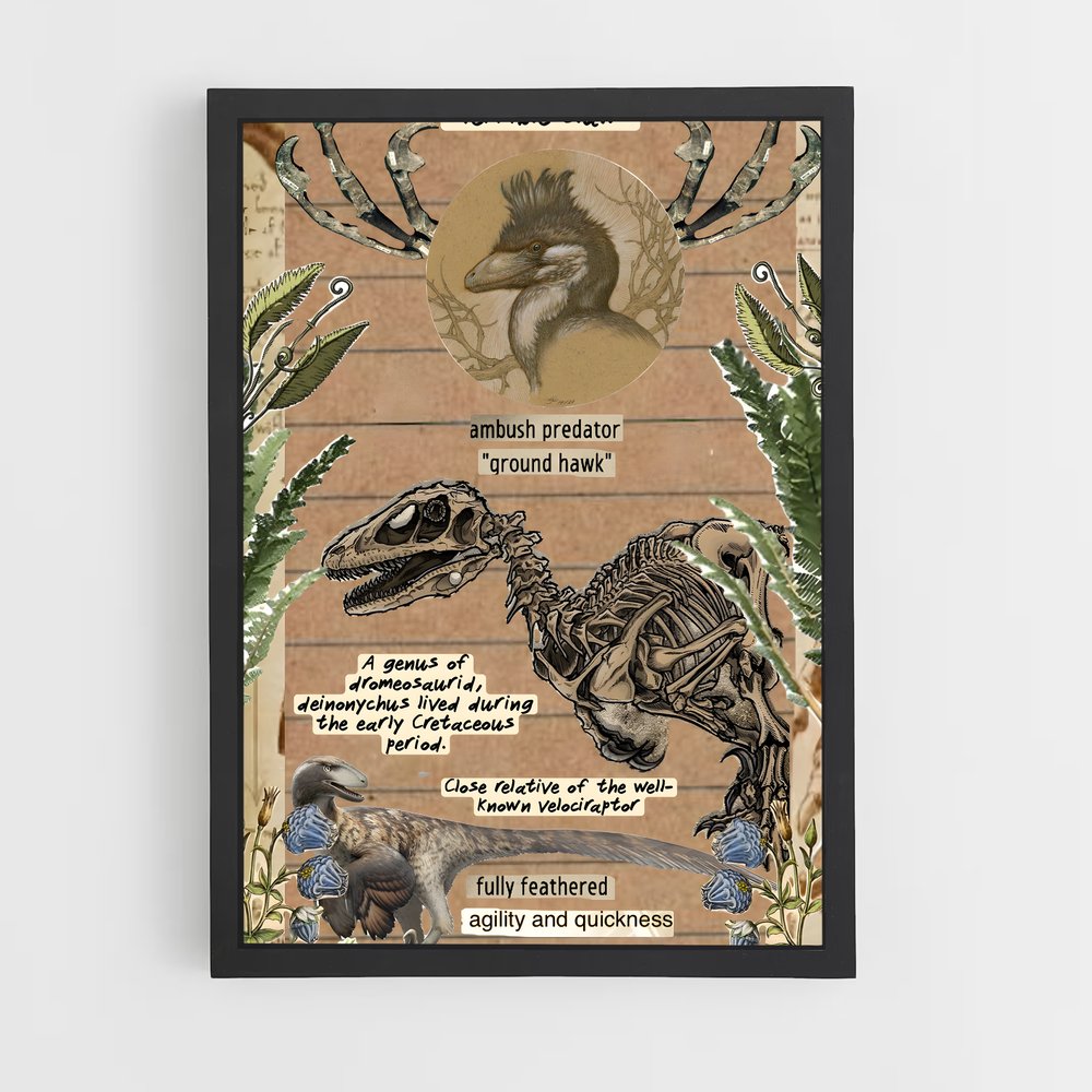 ap-deinonychus-3 cadre Noir