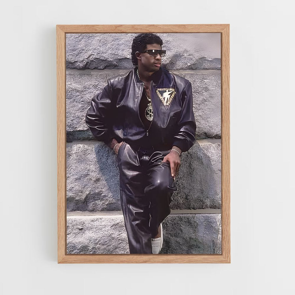 ap-deion sanders-7 cadre Bois clair