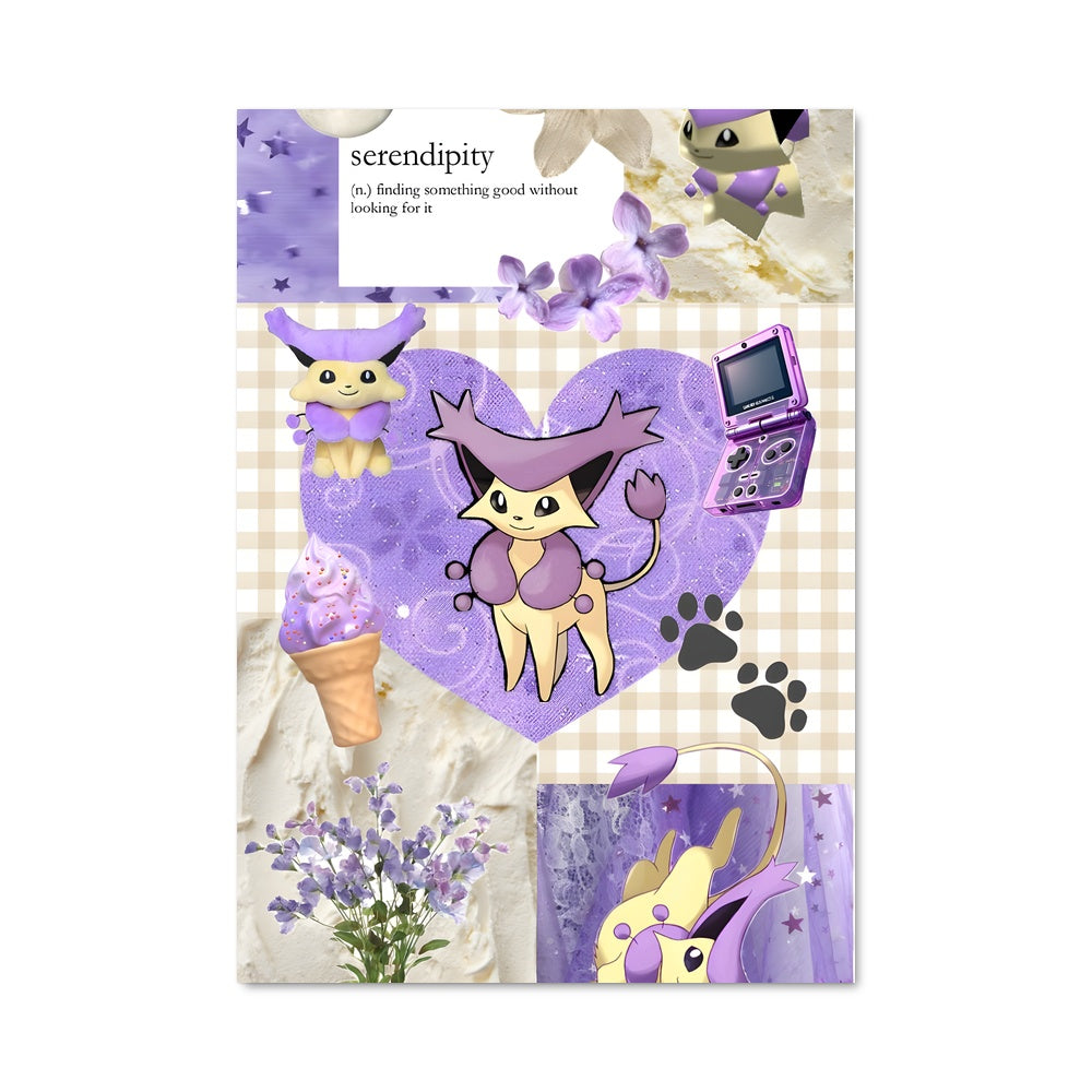 Poster Fleur de Delcatty