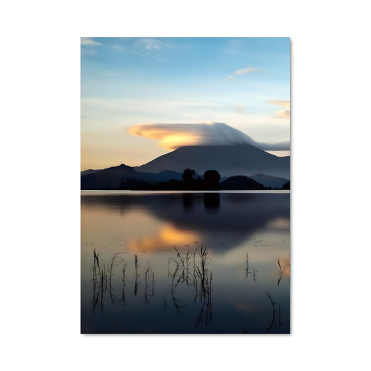 Poster Nuages sur le Lac