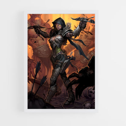 ap-demon hunter diablo-1 cadre Blanc
