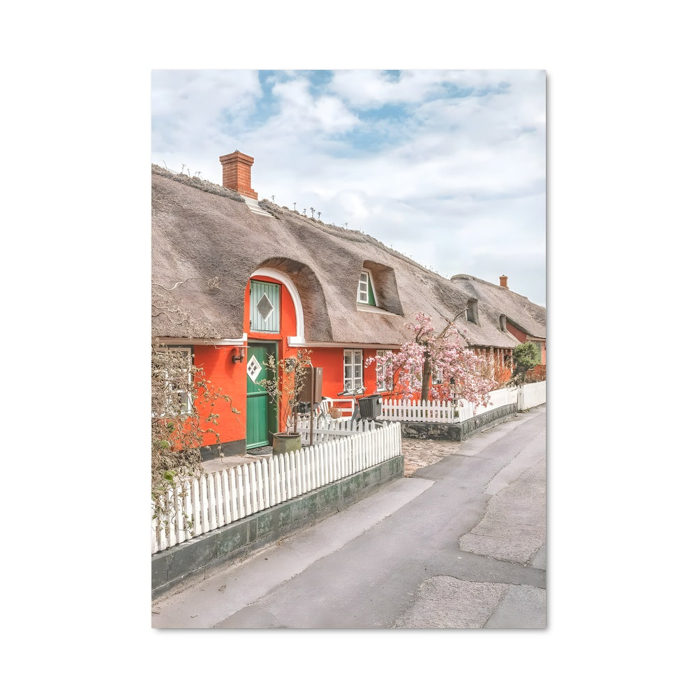 Poster Cottage Rouge