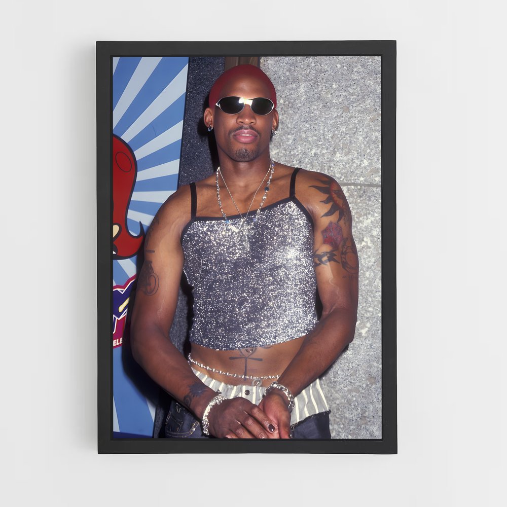 ap-dennis rodman-1 cadre Noir