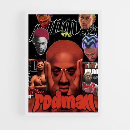 ap-dennis rodman-10 cadre Blanc